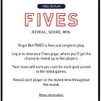 virgin bet fives